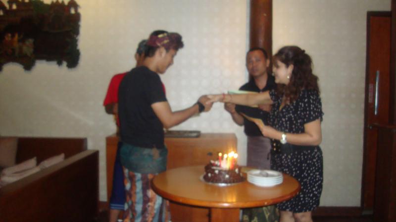 Birth Day Staff, bali indian restaurant, indian food restaurant in bali